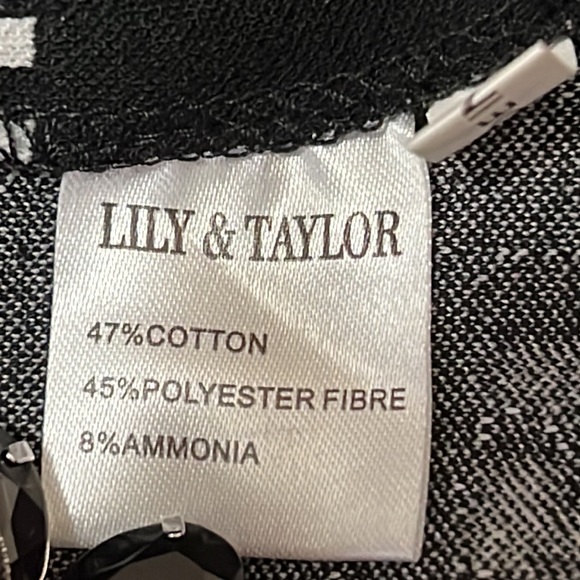 Lily and Taylor zip blazer with Embellished zipper pull and zipper area. - Picture 7 of 10